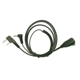 Adapterkabel til MS Sordin og Earmor headset m/ mikrofon/sendeknap