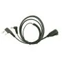 Adapterkabel til MS Sordin og Earmor headset m/ mikrofon/sendeknap