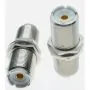 Adapter UHF female til UHF female bulkhead adapter