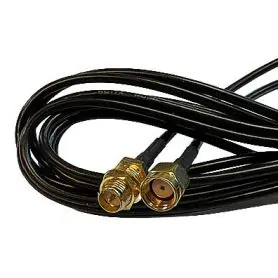 SMA male til SMA female m/ 3 m RG-174 kabel